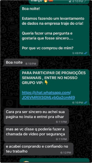 Depoimento de lojista parceiro